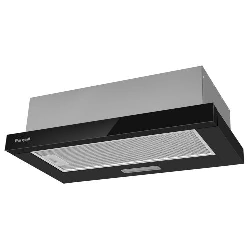 Вытяжка кухонная встраиваемая Weissgauff TEL 600 Black Glass