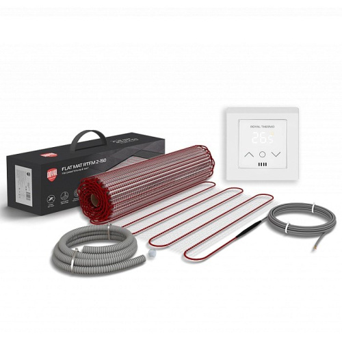Комплект теплого пола Royal Thermo Flat Mat RTFM 2-150-1 с терморегулятором RTS-16