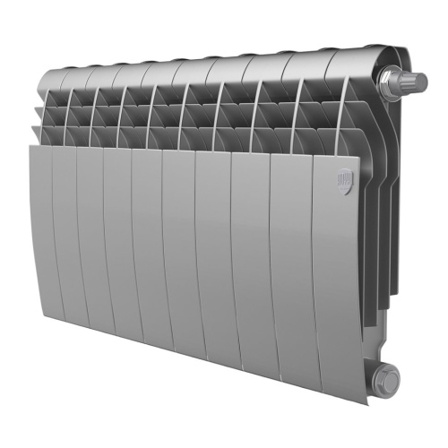 Биметаллический радиатор отопления Royal Thermo BiLiner 350 Silver Satin VR80 10 секций