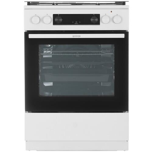 Комбинированная плита Gorenje GKS6C70WF белый