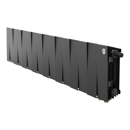 Биметаллический радиатор отопления Royal Thermo PianoForte 200 VDR80 Noir Sable 16 секций