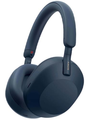 Беспроводные/проводные наушники Sony WH-1000XM5 синий