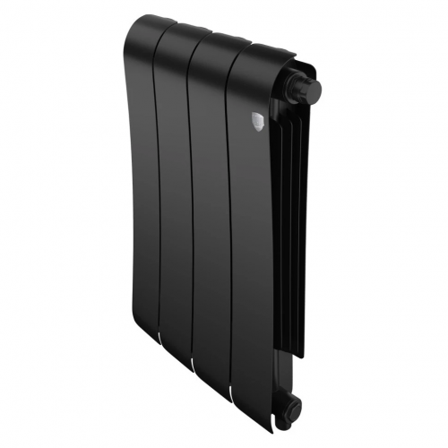 Биметаллический радиатор отопления  Royal Thermo Infinity 500 Vr80 4 Секции Noir Sable