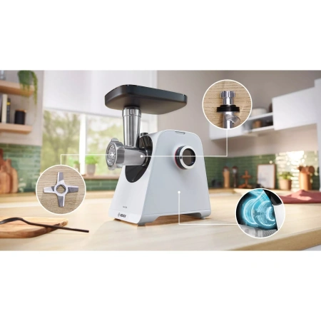 Мясорубка Bosch MFWS420W белый