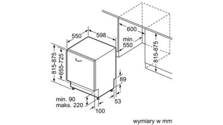 Встраиваемая посудомоечная машина Bosch SMV2ITX18E