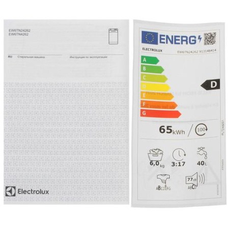 Стиральная машина Electrolux EW6TN24262 белый