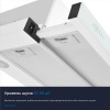 Вытяжка телескопическая ZUGEL ZHT651GW белый/белый